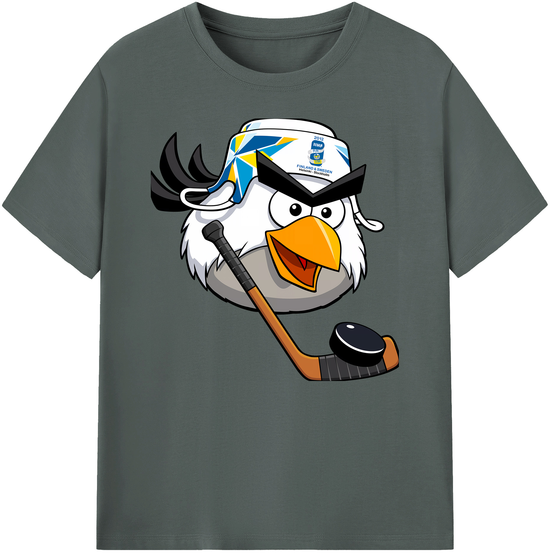 （画像用） Angry Birds アングリーバード 綿100％ メンズ半袖Tシャツ｜肌触りやわらか＆通気性